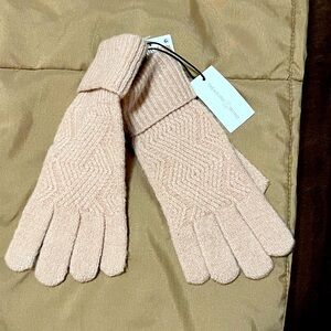 Treasure & Bond Pink Knit Gloves